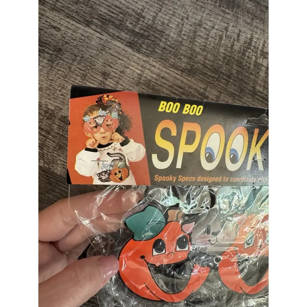 Vintage Halloween Party Favor Bags 160+ & Pair Spooky Specs Boo Treats Pumpkin